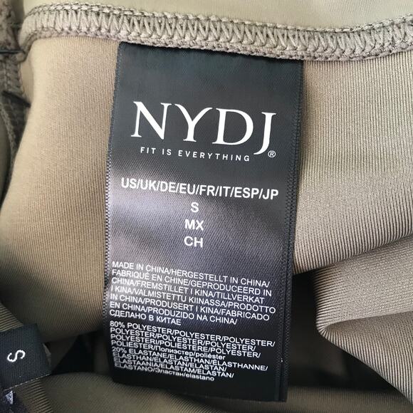 NYDJ Leggings Women Small Green Lift Tuck Sculpting Classic Basic Moss Norm Corp - Picture 15 of 16